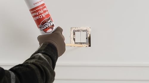 Kraken Bond Gaps & Cracks Expanding Foam Sealant - (1x12oz) High Expansion Polyurethane Spray Foam for Window & Door, Straw Use Waterproof High Yield Gap Filler - 1 Pack