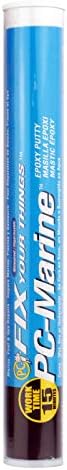 PC Products PC-Marine Epoxy Putty, 4oz Stick, White (45565) (Pack of 1)