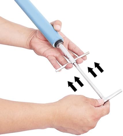 Pipe Water Stopper Kit, Hot Melt Water Stop Needles for Pipe Line Repair, Plumbing Tool with T Wrench and Rubber Sleeves for Home Renovation and Building Maintenance