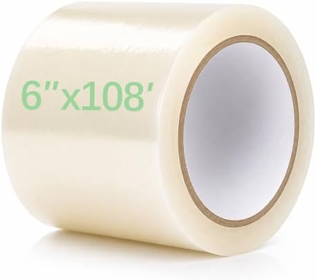 vensovo Greenhouse Covering Plastic Repair Tape - Heavy Duty 6″x108′ Garden Green House Sheeting, Plastic Polyethylene Film Repair Tape