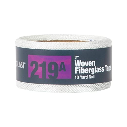 Fibre Glast Fiberglass Cloth Tape, 2in Wide — Premium Plain Weave Glass Fiber Mesh Roll with Finished Edges — Marine Repair, Reinforcement, Sleeve, Pipe & Tank Winding – 10 Oz, 10 Yards, Made in USA