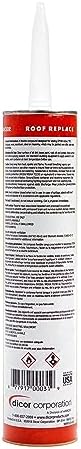 Dicor 501LSV-1 HAPS-Free Self-Leveling Lap Sealant for horizontal surfaces - 10.3 Oz, Ivory, Secure, Ideal for RV Roofing, Maintenance, Repair, Appliance Application