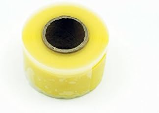 Autobahn88 Universal Hose Rescue Tape, Silicone Self fusing Repair Tape, 1" x 10ft, Pack of 2 - Yellow