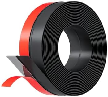 20FT Weather Stripping Door Seal - 2" Silicone Door Draft Seal Tape for Gaps Under Door Weatherstripping Sweep Stopper for Bottom of Shower Door/Sliding Glass Door