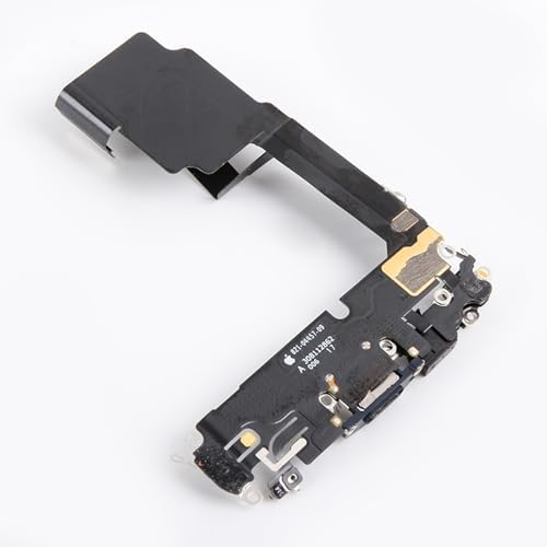 for iPhone 15 Pro Lightning Charging Port Replacement (Blue Titanium) USB Dock Connector Flex Cable Assembly with Waterproof Tape Tool Kit for A2848, A3101, A3102, A3104
