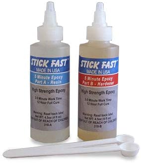 318 CA 5 Minute Epoxy Kit, clear