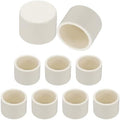PATIKIL PVC Pipe End Caps, 9 Pack 1" Diameter Pipe Cover Cap Plug Adapter Socket Fittings for Build DIY Furniture Garden Shelf Water Line, White