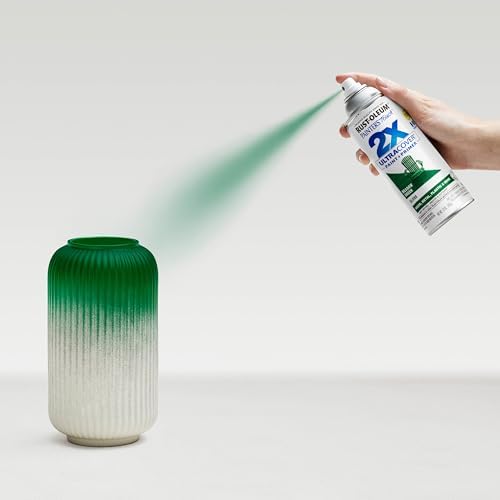 Rust-Oleum Painter's Touch 2X Ultra Cover Spray Paint, Gloss Meadow Green