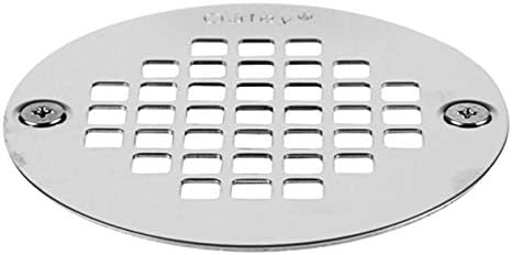 Oatey 42358 4-inch Stainless Steel Strainer with 2 Screws