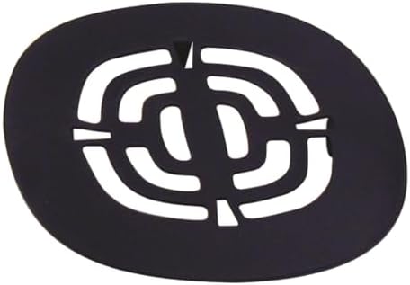 Westbrass A316-12 4-1/2" OD Brass Snap-in Shower Strainer Grid Drain Cover, Oil Rubbed Bronze