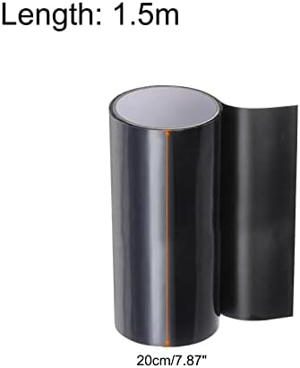 HARFINGTON Waterproof Patch Seal Tape 8" x5' Leak Repair Tape for Plastic Bucket/Basin Hoses Duct Pipes, Black