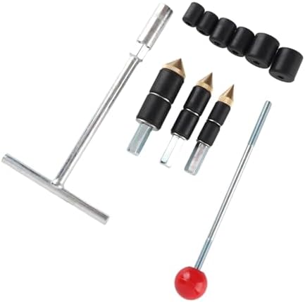 Pipe Water Stopper Tool Stainless Steel High Heat Hot Melt Water Stop Needle for Walls Corners and Tunnels Emergency Plumbing Repair Kit with Wrench and Spare Rubber Rings