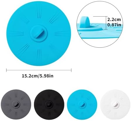 Silicone Drain Plug 15cm Leak Water Stopper Flexible Bathroom Kitchen Sink Protector Silicone Bathroom Drain Stopper