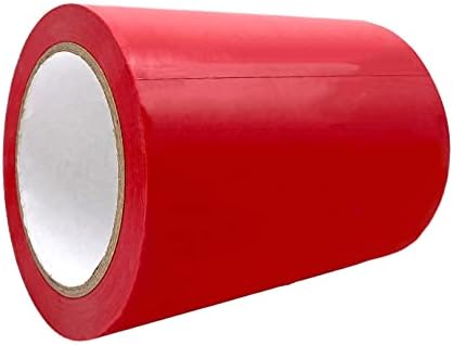 WOD VTC365 Red Vinyl Pinstriping Tape, 6 inch x 36 yds. for School Gym Marking Floor, Crafting, & Stripping Arcade1Up, Vehicles and More