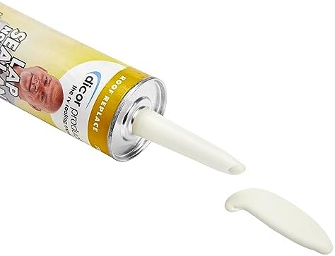 Dicor 551LSV-1 HAPS-Free Non-Leveling Lap Sealant - 10.3 Oz, Ivory, Secure, Ideal for RV Roofing, Maintenance, Repair, Appliance Application