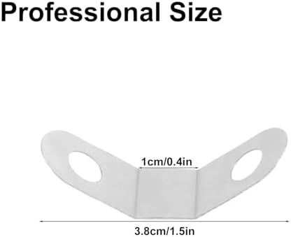 16pcs Pop-Up Clevis Clips Compatible with Danco 34807, Stainless Steel U-Shaped Spring Clip for Bathroom Sink and Tub Drain Linkage Assembly Repair