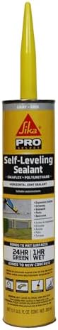 SIKA Sikaflex Self-Leveling Sealant, Gray Polyurethane, Fast Curing, for Concrete Expansion Joints, Waterproof, Paintable, Fills Cracks up to 1.5 in., 10.1 fl. oz Cartridge