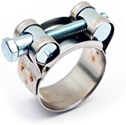 Autobahn88 T-Bolt Clamp, for Hose OD= 1.28-1.4" (32-35mm), for Fuel Pump, Filter, Hose, Plumbing (Pack of 4)