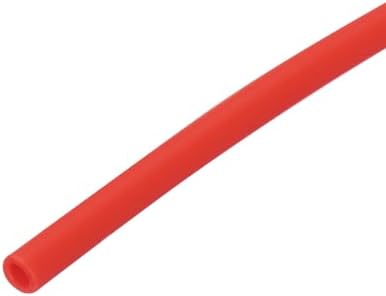 MECCANIXITY Silicone Heat Shrink Tubing 1.7:1 Ratio 1/16"（1.5mm) ID x 3/32"（2.5mm) OD 6.56ft(2m) Silicone Rubber Hose Insulation Sleeve for Automotive Wiring Marine, Red