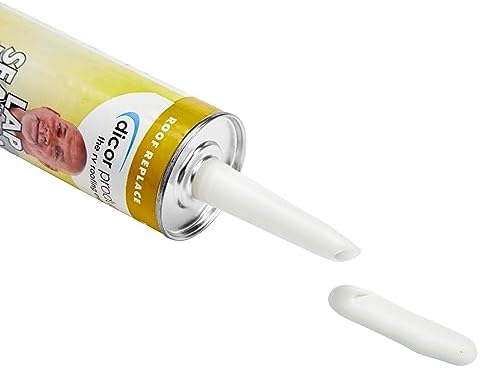 Dicor 551LSW-1 Non-Sag Roof Lap Sealant - White, 10.3 oz. Tube for RV and Motorhome Roofs (Pack of 2)