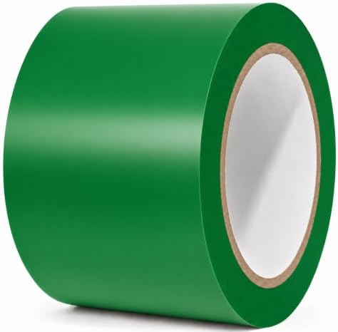 GGR Supplies CVT-536 Kelley Green Vinyl Floor Marking Tape, 3 x 36 Yards | Dance Floor Tape; Gym Lane Marking; Vehicle and Boat Pinstriping; Write-On Color Coding; Conformable, Water and Oil Resistant