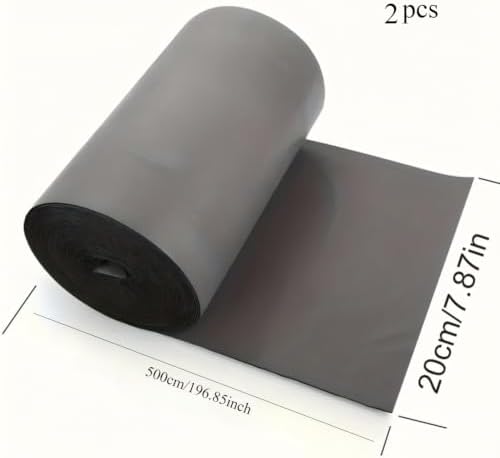 Waterproof Sealant Tape Self Adhesive Rubberized Asphalt Tape for RV Roof Metal Roof Corrugated Roof Leak Repair UV Resistant Heavy Duty Waterproofing Membrane(Gray, 2 * 7.874in*196.85in)