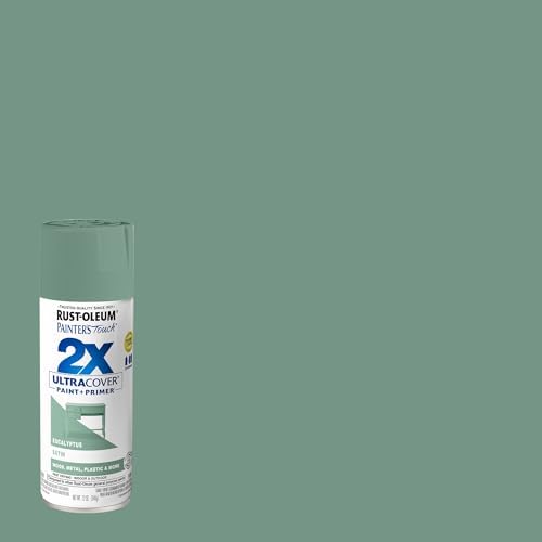 Rust-Oleum Painter's Touch 2X Ultra Cover Spray Paint, Satin Eucalyptus