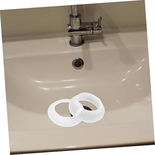 NUOBESTY 5pairs Thickened Kitchen Sink Sealing Gasket and Leak Drain Seals for Sinks and Basins Replacement Parts to Prevent Water Leakage