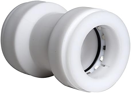 Keeney Insta-Plumb 1-1/2 in. Straight Tubing Coupling - Push Fit System, White