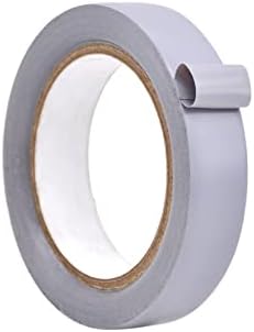 WOD VTC365 Gray Vinyl Pinstriping Tape, 1 inch x 36 yds. for School Gym Marking Floor, Crafting, & Stripping Arcade1Up, Vehicles and More
