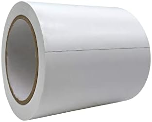 WOD VTC365 White Vinyl Pinstriping Tape, 5 inch x 36 yds. for School Gym Marking Floor, Crafting, & Stripping Arcade1Up, Vehicles and More
