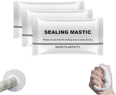 Waterproof Sealant Mastic, Waterproof Repair Sealing Clay, Quick Wall Mending Mud for Drain Connection, for Holes and Gaps Wall Filler (3)