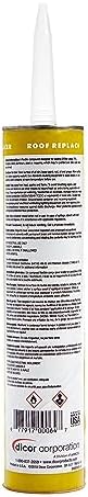 Dicor 551LSD-1 HAPS-Free Non-Leveling Lap Sealant - 10.3 Oz, Dove (Bright White), Secure, Ideal for RV Roofing, Maintenance, Repair, Appliance Application