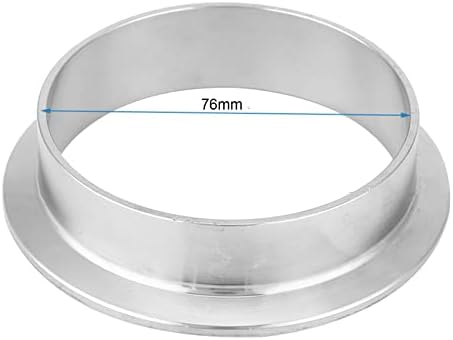 Pipe Clamp, 3 Inch Clamp 76mm Pipe Sanitary Stainless Steel Ferrule Union Set Homebrew Pipe Repair Clamp Leak Sealer Emergency Pipe Kit for Repair