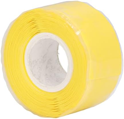 Rubber Tape, Hose Repair Tape 3 Meter Hose Tape for Leaking Hose Garden Hose Leak Repair Tape, Self Fusing Silicone Tape for Water Pipe Hose (Yellow)