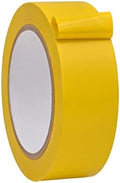 WOD VTC365 Yellow Vinyl Pinstriping Tape, 1.5 inch x 36 yds. for School Gym Marking Floor, Crafting, & Stripping Arcade1Up, Vehicles and More