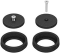 2 PackPre-Rinse Spray Valve Repair Kit for Most 1.42 GPM Commercial Sink Faucet Dish Sprayer Touch On Kitchen Sink Faucets Spray Face Bumper and Screw Repair Part, Black
