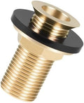 Brass Drip Tray Drain Assembly with 1/2" NPS Outlet Self-Draining Kit