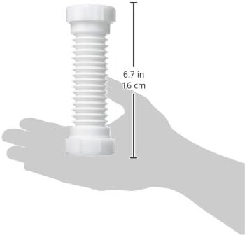 Danco 51067 Flexible Slip-Joint Coupling, White, 1-1/2"