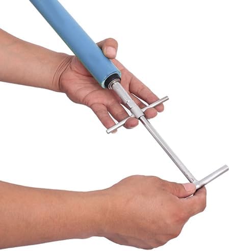 Pipe Water Stopper Kit, Hot Melt Water Stop Needles for Pipe Line Repair, Plumbing Tool with T Wrench and Rubber Sleeves for Home Renovation and Building Maintenance