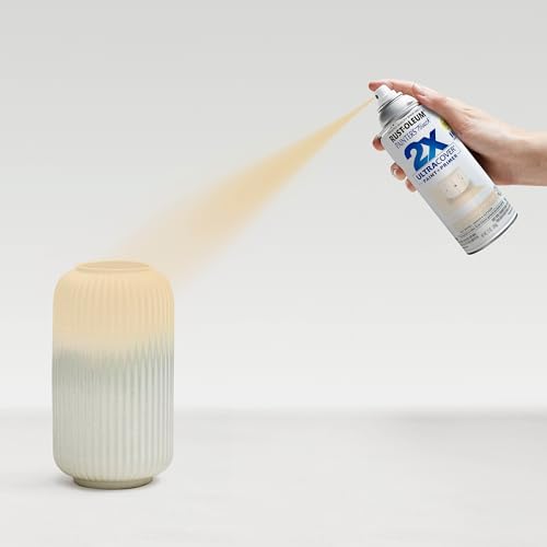 Rust-Oleum Painter's Touch 2X Ultra Cover Spray Paint, Gloss Ivory
