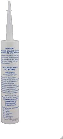 Kason 3700 Series Rubbaseal Silicone Sealant, Clear 10.3 oz. Tube, 63700000001