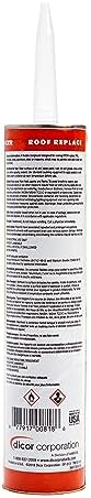 Dicor 501LSG-1 HAPS-Free Self-Leveling Lap Sealant for horizontal surfaces - 10.3 Oz, Grey, Secure, Ideal for RV Roofing, Maintenance, Repair, Appliance Application