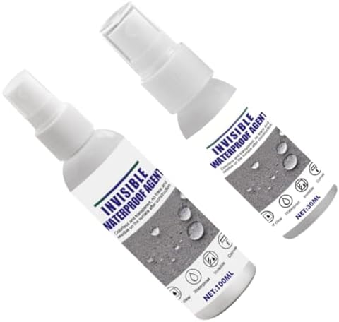 Ciieeo 2 Pcs Waterproof Roof Repair Spray Glue 300ml Portable Nano Coating Water Resistant Paint for Outdoor Wall and Roof Repair