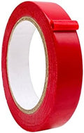 WOD VTC365 Red Vinyl Pinstriping Tape, 1 inch x 36 yds. for School Gym Marking Floor, Crafting, & Stripping Arcade1Up, Vehicles and More