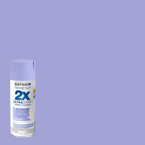 Rust-Oleum Painter's Touch 2X Ultra Cover Spray Paint, Satin French Lilac