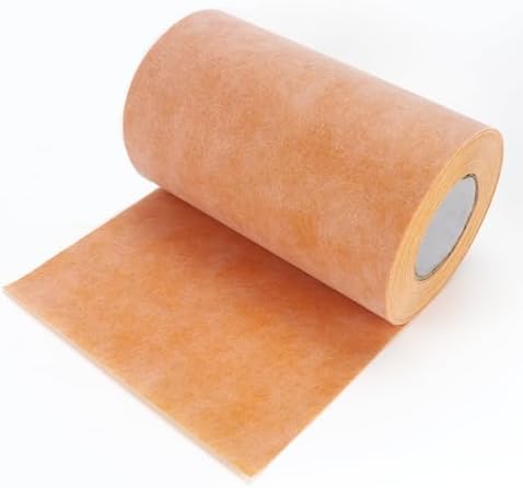 Waterproof Membrane for Shower 9.8 Inch X 98.5 Ft / 83.6 Sq Ft Waterproofing Membrane 20mil Thickness Tile Underlayment Waterproof for Sauna Bathroom Walls 83.6 sqft Polyethylene Fabric Roll