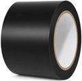 GGR Supplies CVT-536 Black Vinyl Floor Marking Tape, 3 x 36 Yards | Dance Floor Tape; Gym Lane Marking; Vehicle and Boat Pinstriping; Write-On Color Coding; Conformable, Water and Oil Resistant