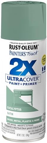 Rust-Oleum Painter's Touch 2X Ultra Cover Spray Paint, Satin Eucalyptus