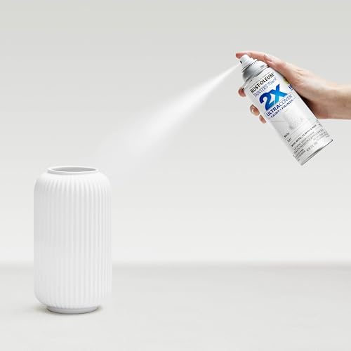 Rust-Oleum Painter's Touch 2X Ultra Cover Spray Paint, Flat White